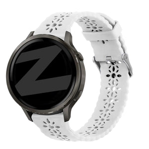 Bandz Correa silicona 'Lace' Garmin Vivomove Trend (blanco)