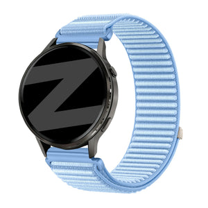 Bandz Garmin Vivomove Style Nylon Strap 'Wave' (Light Blue)