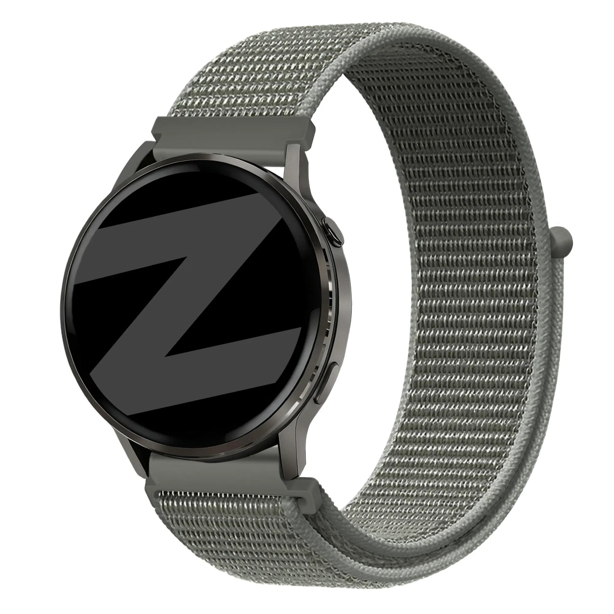Bandz Correa nylon Loop Garmin 20mm (gris-verde)
