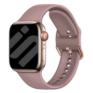Correa silk silicone Apple Watch (malva)