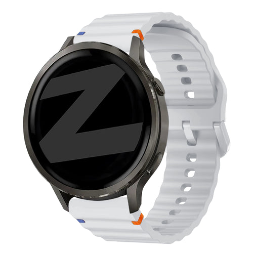 Bandz Correa silicona 'Wave' Garmin Forerunner 55 (gris claro)