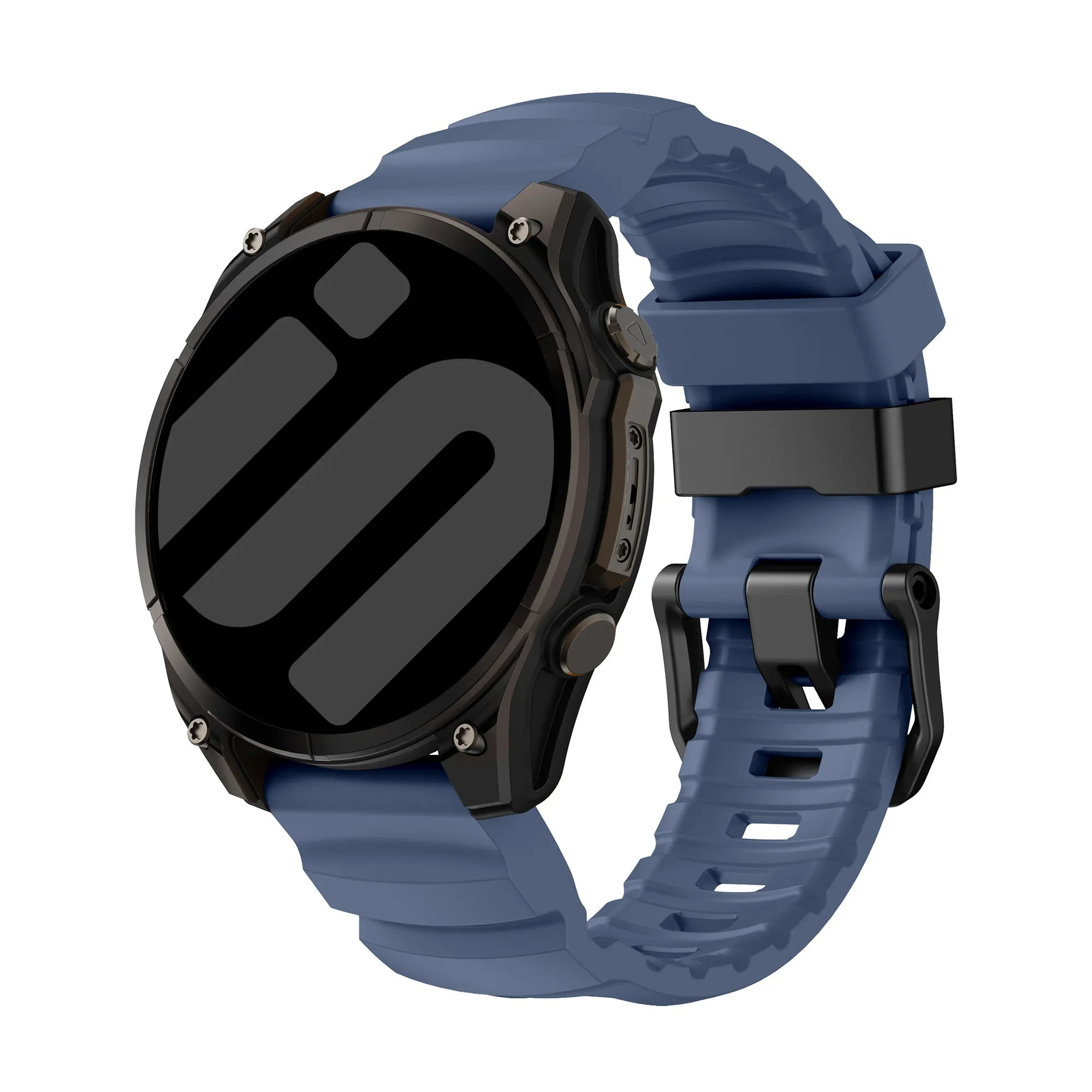 Correa silicona senderismo Garmin Quatix 3 / 6x / 7x Solar (azul oscuro)