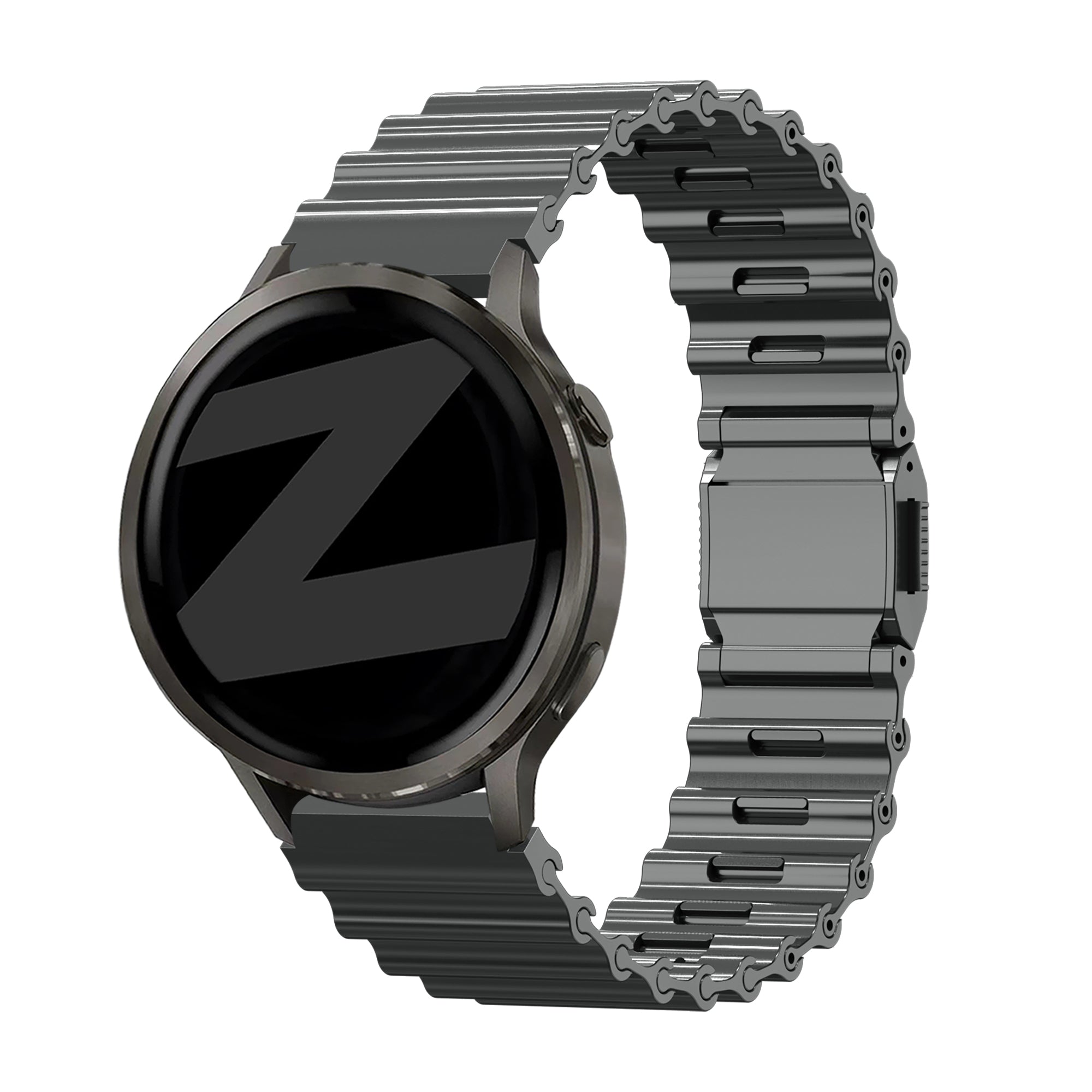 Bandz Correa acero premium 'Ocean' Coros Apex 46mm (grafito)