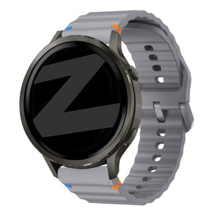 Bandz Garmin Venu Silicone Strap 'Wave' (Dark Grey)
