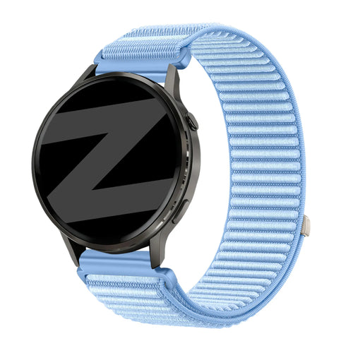 Bandz Correa nylon 'Wave' Garmin Vivomove Trend (azul claro)