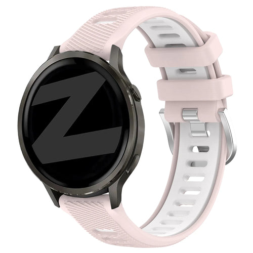 Bandz Correa deportiva con hebilla Garmin Forerunner 265s (rosa/blanco)