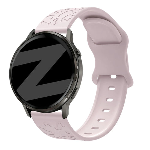 Bandz Correa silicona 'Leopard' Garmin Vivomove Sport (rosa)