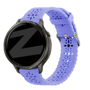 Bandz Garmin Approach S42 Silicone Strap 'Lace' (Light Purple)