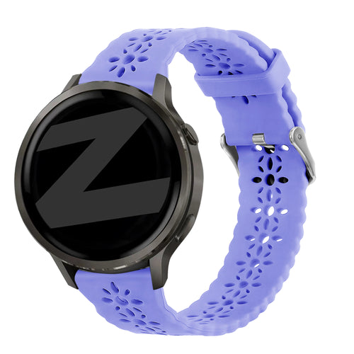 Bandz Garmin Approach S42 Silicone Strap 'Lace' (Light Purple)