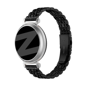 Bandz Correa acero 'Deluxe' Zenwatch Lily (negro)