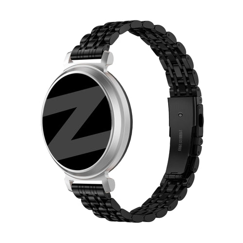 Bandz Correa acero 'Deluxe' Zenwatch Lily (negro)