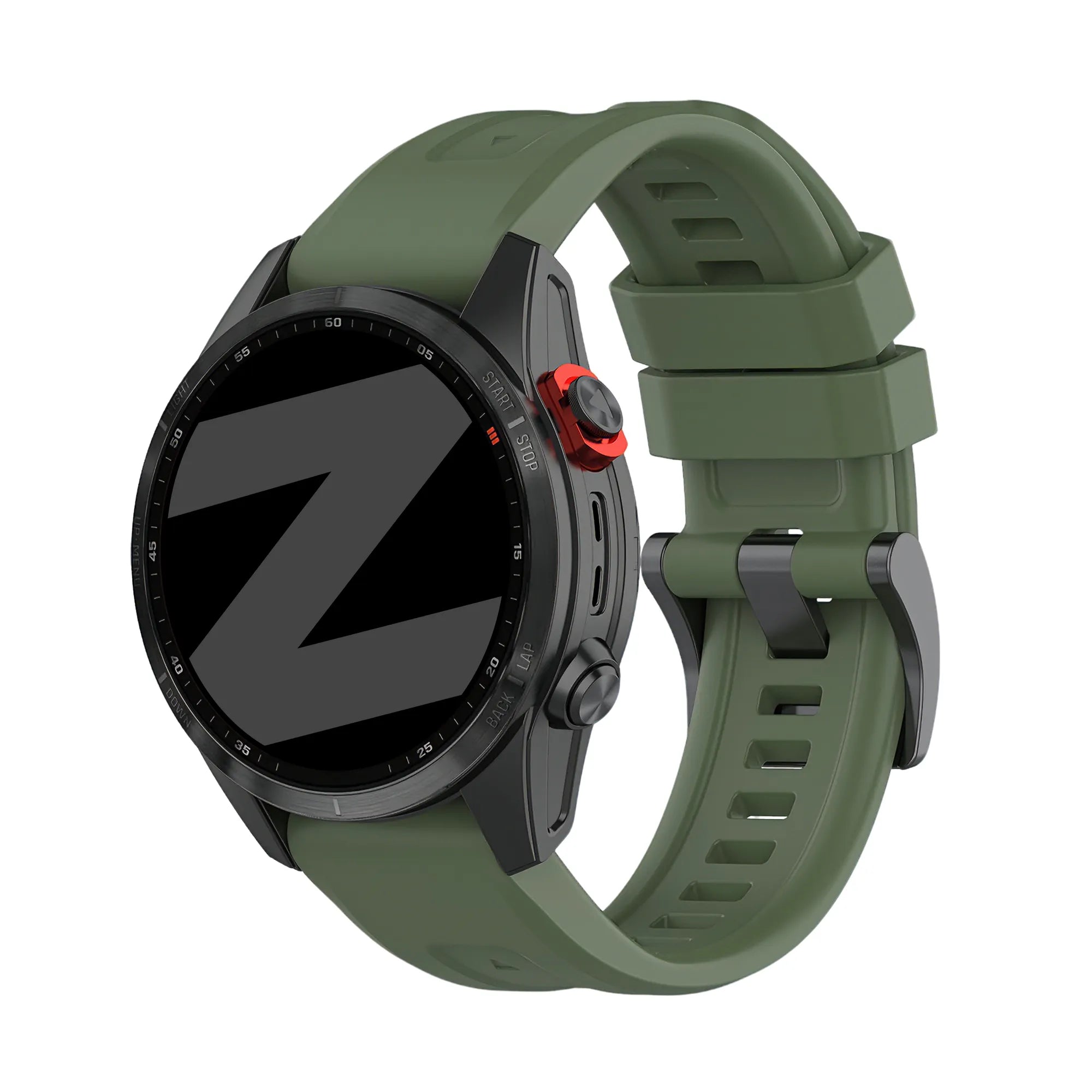 Bandz Correa silicona 'Classic' Garmin Instinct E - 40mm (verde)