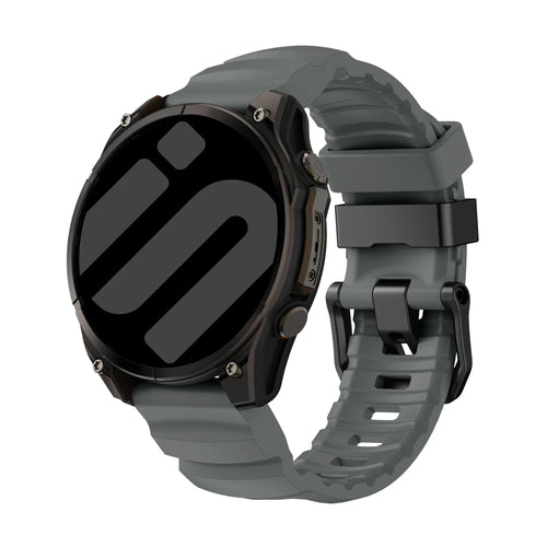 Correa silicona 'Trail' Amazfit T-Rex Ultra 2 (gris oscuro)