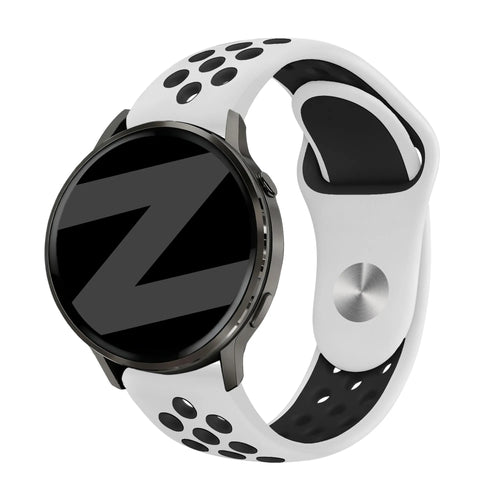 Bandz Correa deportiva 'Deluxe' Garmin Venu 3 (blanco/negro)