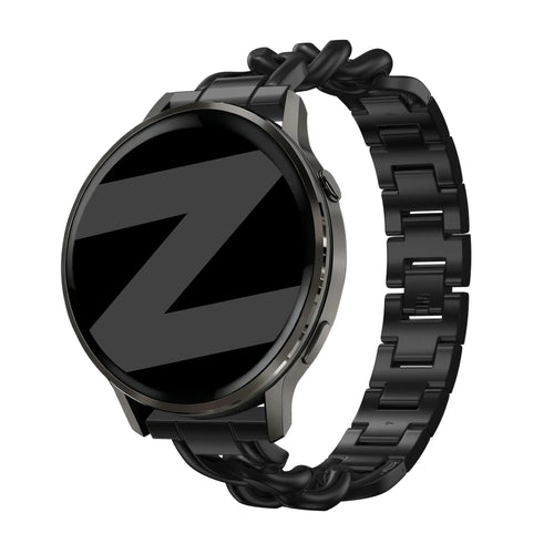 Bandz Correa métalica 'Cadenas' Garmin Forerunner 265s (negro)