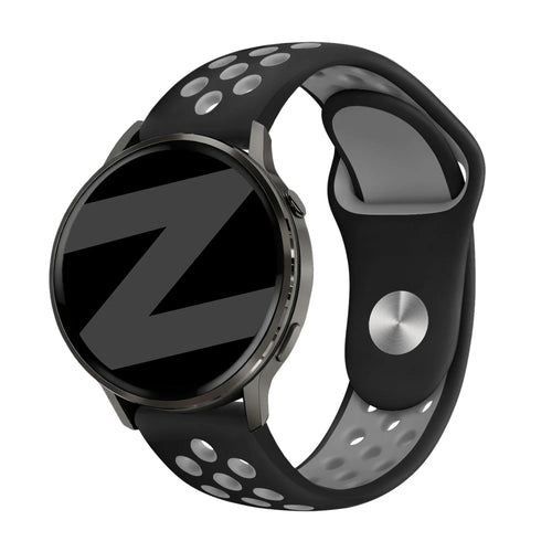 Bandz Correa deportiva 'Deluxe' Garmin Venu 3 (negro/gris)