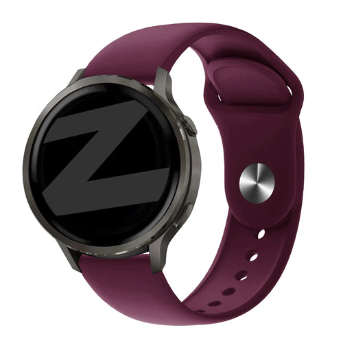 Bandz Correa deportiva 'Deluxe' Garmin Forerunner 265s (rojo vino)