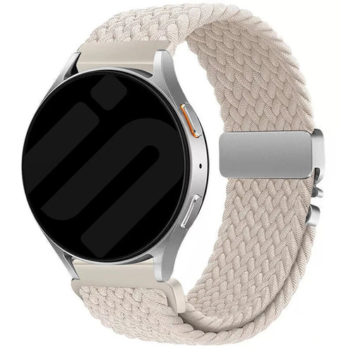 Correa trenzada Withings ScanWatch 2 - 38mm con hebilla P (blanco estrella)