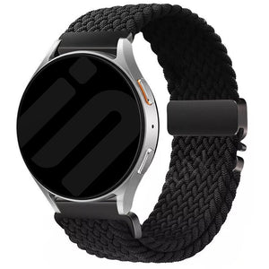 Correa tejida con hebilla Huawei Watch 5 - 42mm (negro)