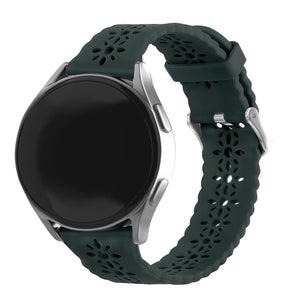 Correa de silicona con relieve Amazfit Bip 3 (Pro) (pino verde)