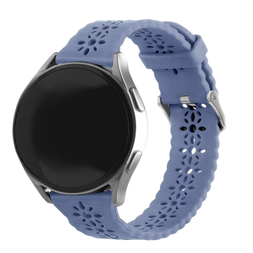 Amazfit GTS 4 Patterned Silicone Strap (Lavender Grey)