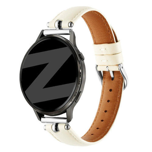Bandz Correa silicona 'Bullet' Amazfit Active 3 Premium (blanco)