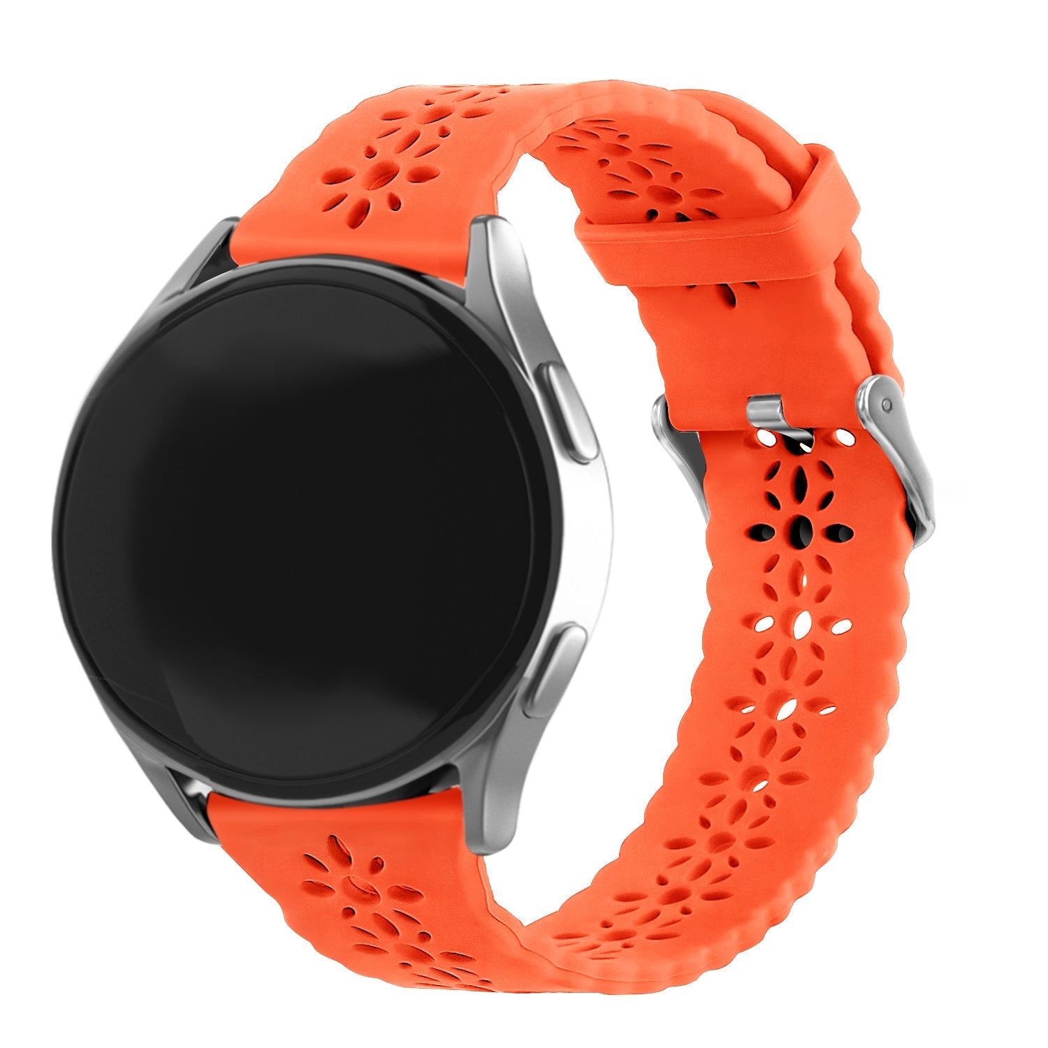 Correa de silicona con relieve Amazfit Bip 3 (Pro) (naranja)