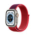 Correa nylon Apple Watch Ultra (morado/rojo)