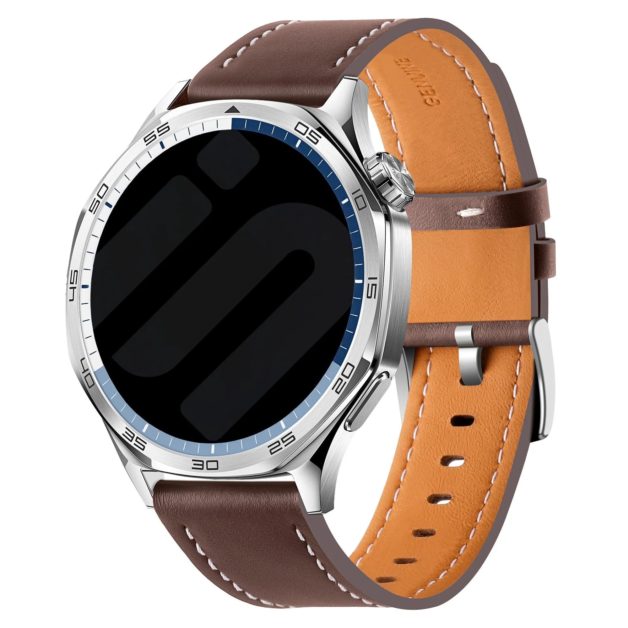 Suunto Nautic S Leather Strap 'One Push' (Dark Brown)