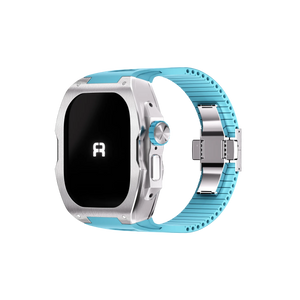 Reqior Funda con correa de goma Apple Watch Ultra (azul)