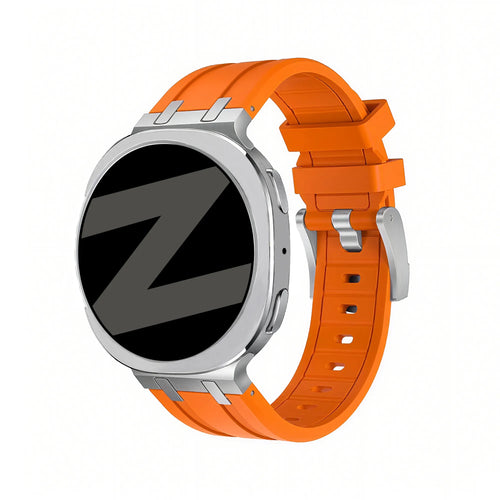 Bandz Correa silicona 'Luxe Liquid' Samsung Galaxy Watch 8 Classic (naranja)