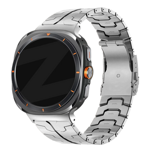 Bandz Correa titanio 'Iron' Samsung Galaxy Watch Ultra 2 (plata)