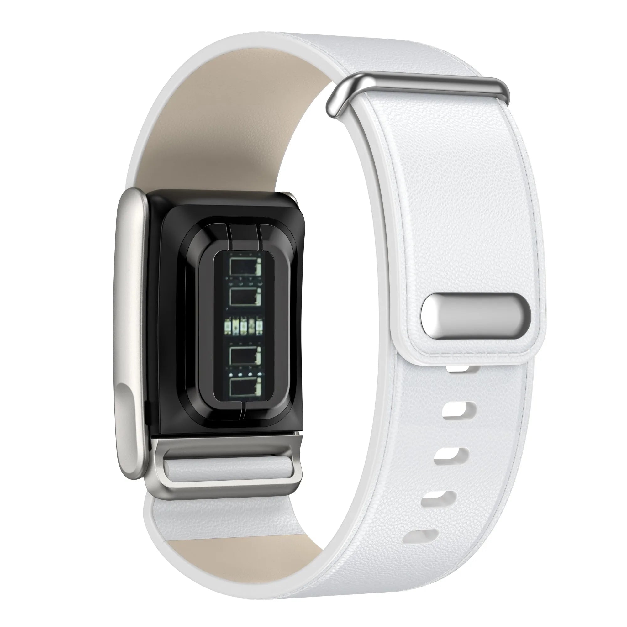 Whoop MG Leather Strap (White)