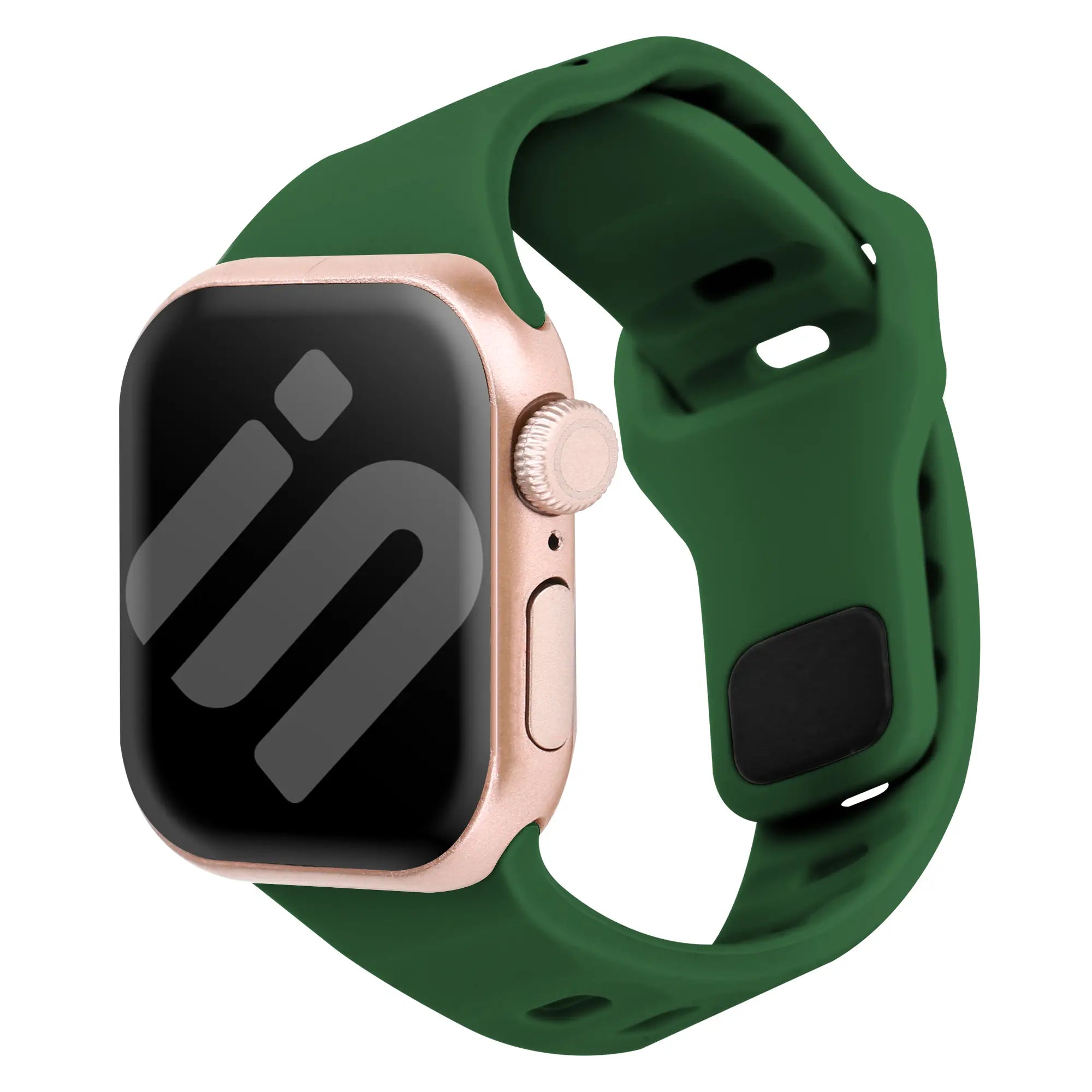 Correa deportiva tilted Apple Watch (verde oscuro)