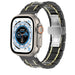 Correa acero cerámico Apple Watch Ultra (negro/dorado)