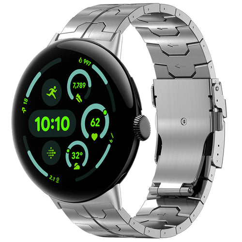 Correa titanio 'Iron' Google Pixel Watch 3 - 45mm (plateado)