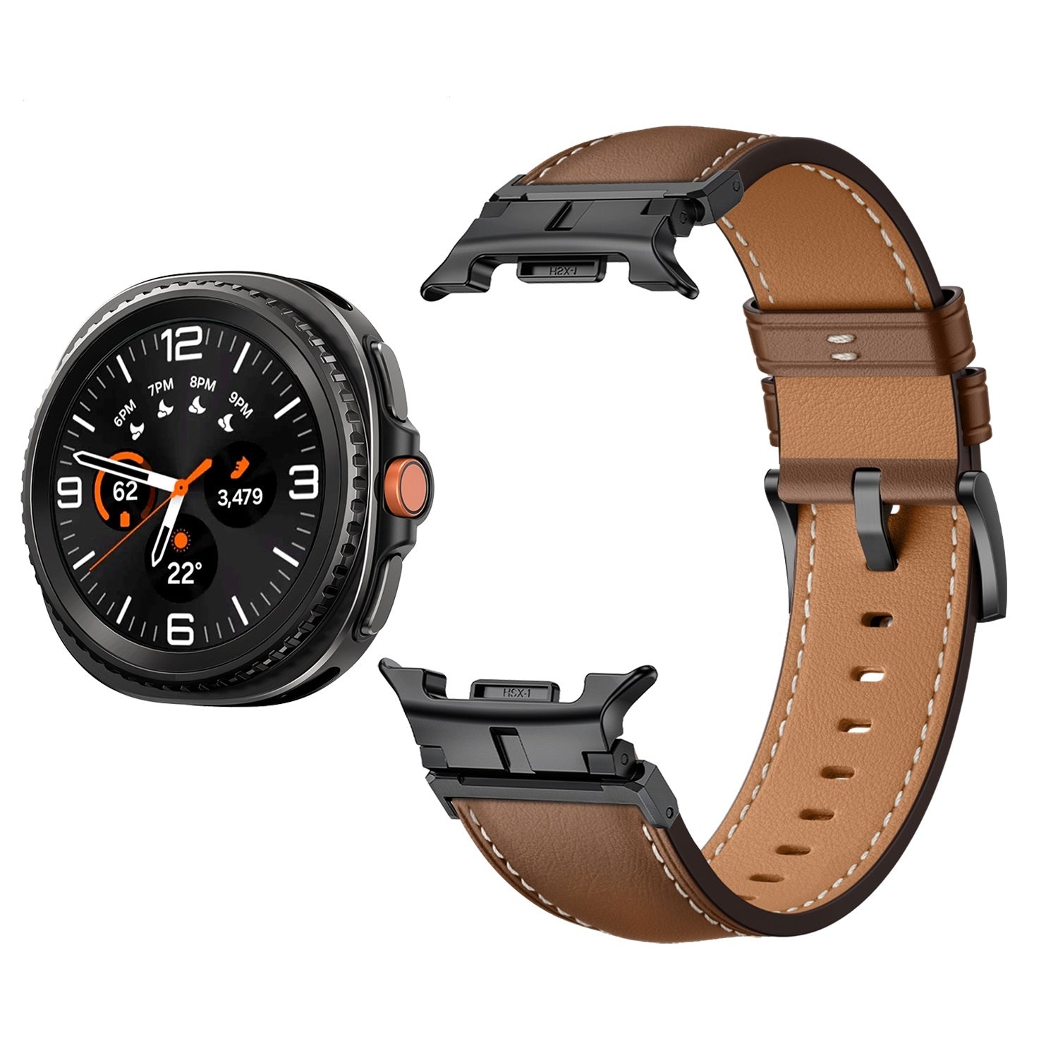 Correa cuero 'Premium' Samsung Galaxy Watch 9 - 40mm (marrón)