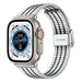 Correa acero inoxidable Apple Watch Ultra (plata/negro)