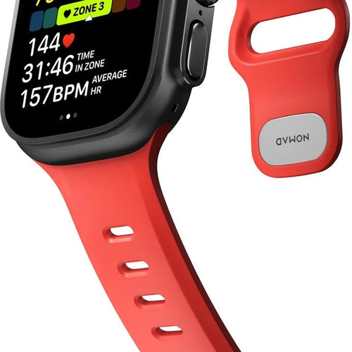 Nomad Apple Watch Silicone Tempo Strap (Coral)