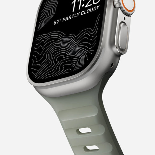 Nomad Correa silicona deportiva Apple Watch (roca costera)