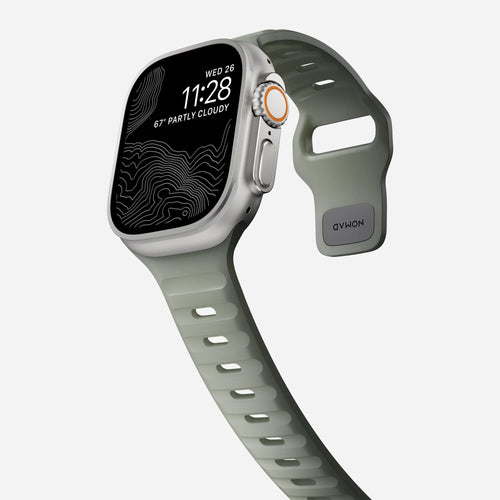 Nomad Correa silicona deportiva Apple Watch (roca costera)
