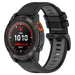 Correa deportiva con hebilla Garmin Quatix 8 - 47mm (negro/gris)