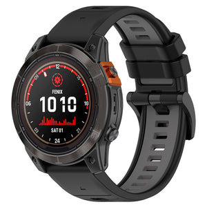 Correa deportiva con hebilla Garmin Approach S62 (negro/gris)