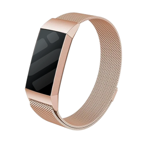 Correa milanese Fitbit Charge 3 (oro rosa)