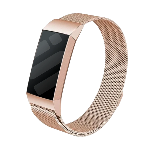 Correa milanese Fitbit Charge 3 (oro rosa)