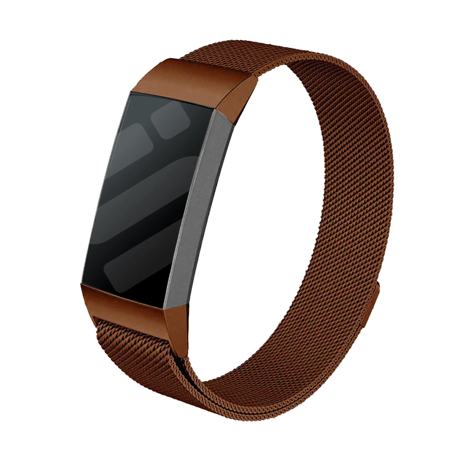 Correa milanese Fitbit Charge 3 (marrón)