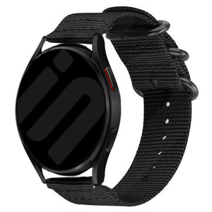 Correa nylon con hebilla Withings ScanWatch 2 - 42mm (negro)