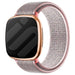 Fitbit Versa 3 Nylon Strap (Grey/Pink)
