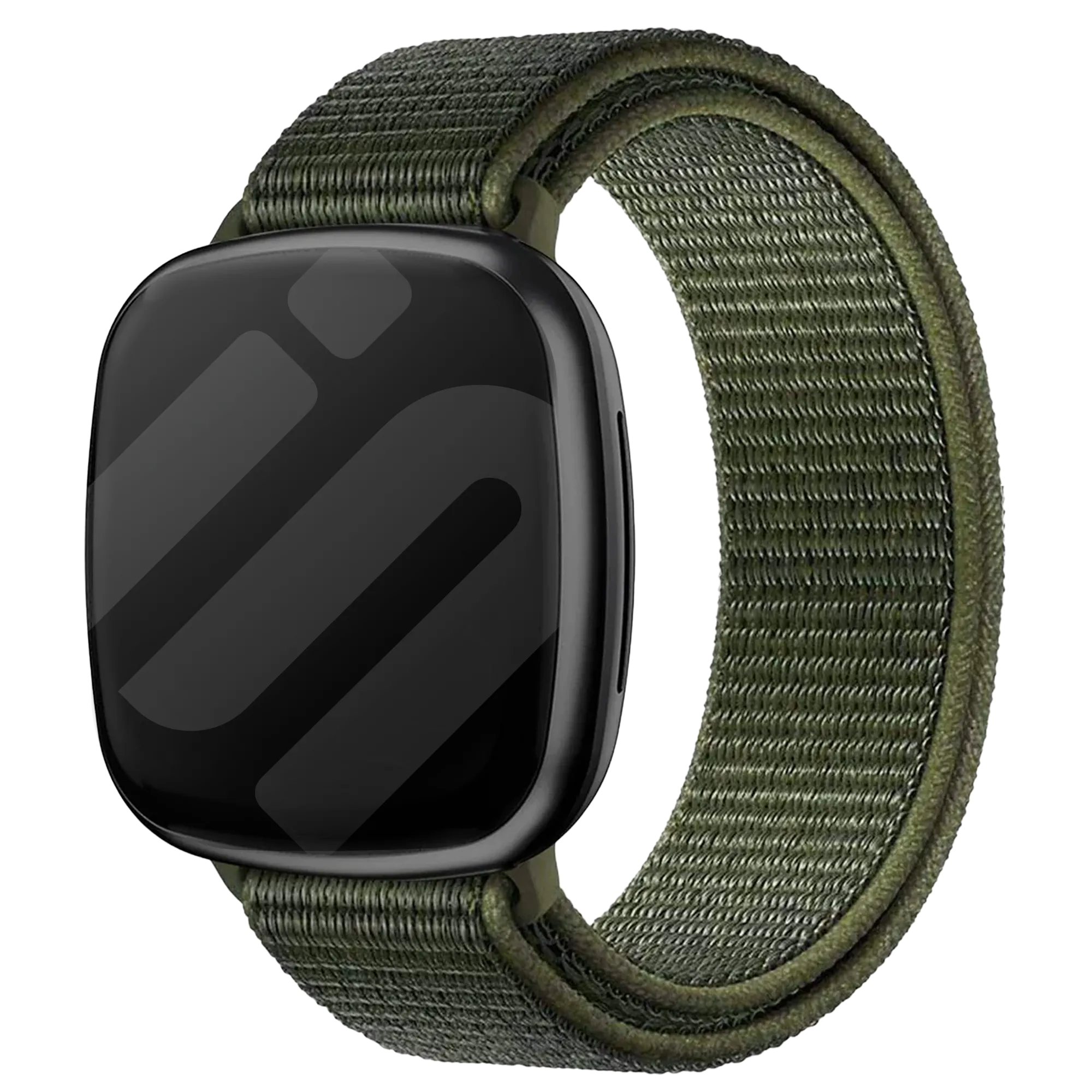 Correa nylon Fitbit Versa 3 (verde)
