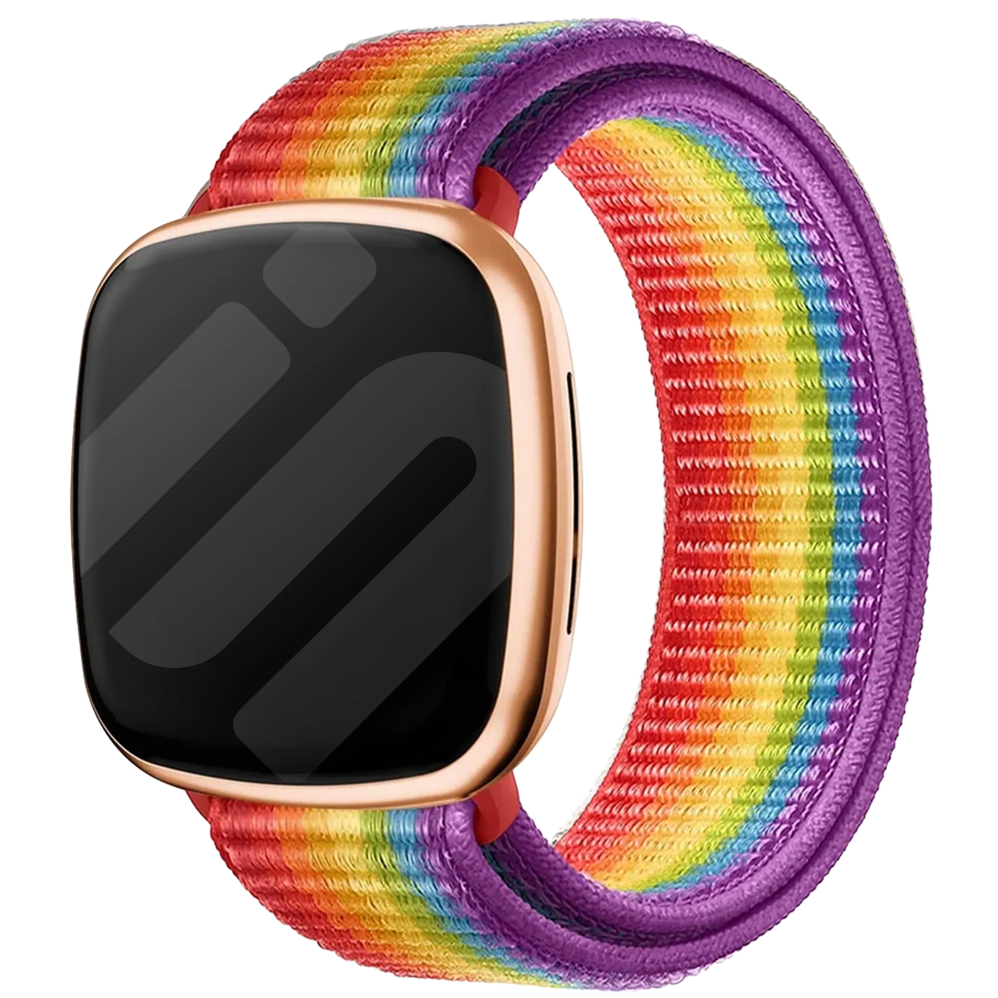 Correa nylon Fitbit Versa 3 (arcoíris)
